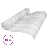 Vidaxx papier peint intissé motif rayures 3D 10x0,53 m gris