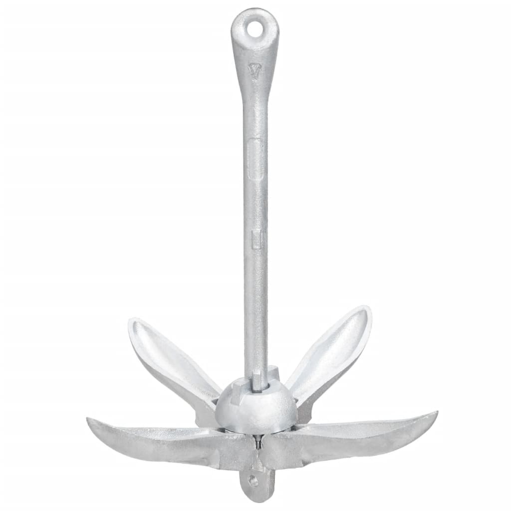 Vidaxx ancre pliable 1,5 kg en fer forgé couleur argent