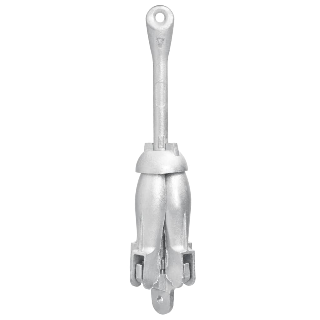 Vidaxx ancre pliable 2,5 kg en fer forgé couleur argent