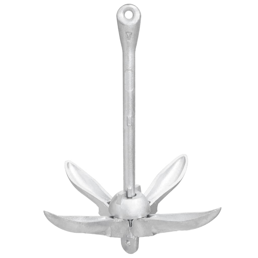 Vidaxx ancre pliable 2,5 kg en fer forgé couleur argent
