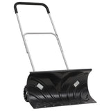 VidaXL pelle à neige avec manche extensible 66 cm tôle d'acier noir