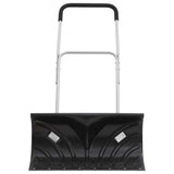 VidaXL pelle à neige avec manche extensible 66 cm tôle d'acier noir