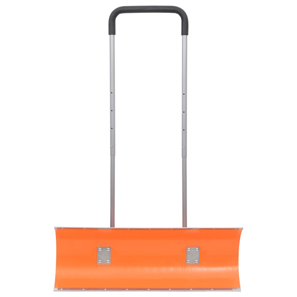 Vidaxl Snow Scoop med udvideligt håndtag 96 cm bladstål orange