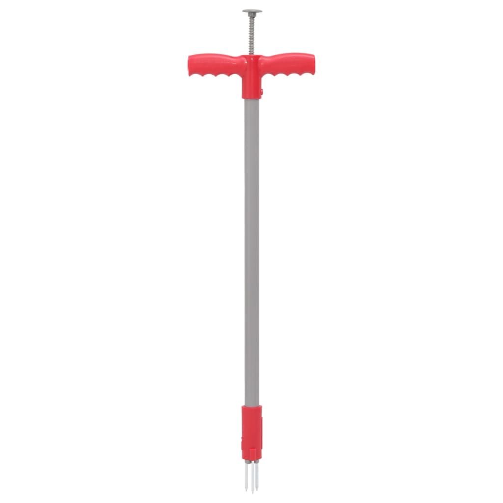 Vidaxxl coupe-herbe 93,5 cm acier thermolaqué rouge et gris