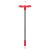 Vidaxxl coupe-herbe 93,5 cm acier thermolaqué rouge et gris