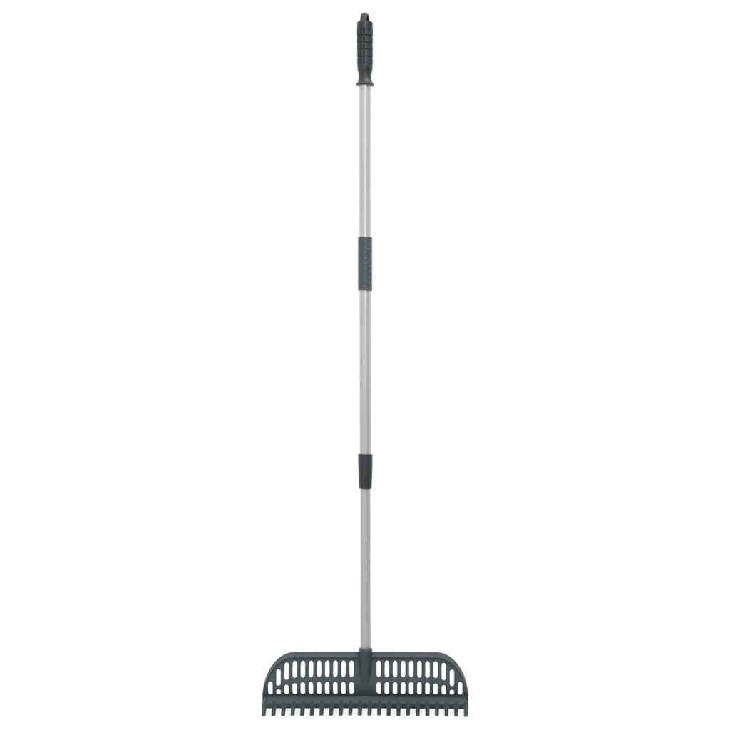 Vidaxx râteau à feuilles 2-en-1 157 cm pp vert foncé