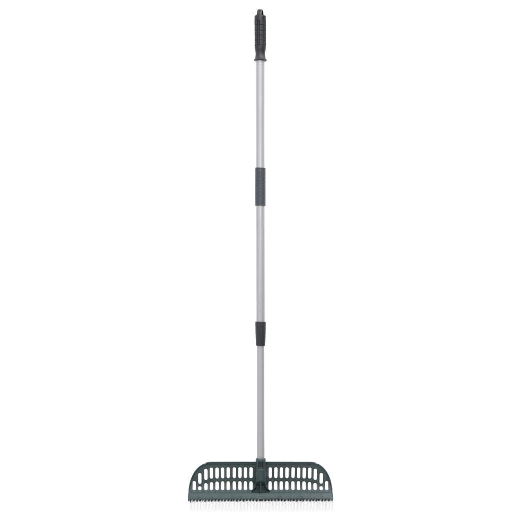 Vidaxx râteau à feuilles 2-en-1 157 cm pp vert foncé
