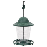 VidaXL mangeoires à oiseaux 3 pcs 13x13x17 cm vert foncé