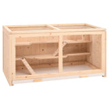 Vidaxx cage à hamster 89,5x45x45 cm bois de pin massif