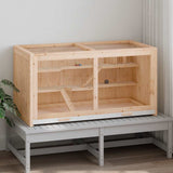 Vidaxx cage à hamster 89,5x45x45 cm bois de pin massif