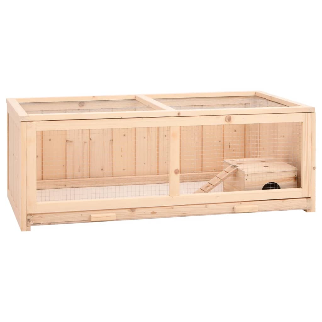 Vidaxl Hamsterkooi 104x52x38 cm Solid Pinewood