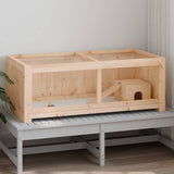 Vidaxl Hamsterkooi 104x52x38 cm Solid Pinewood