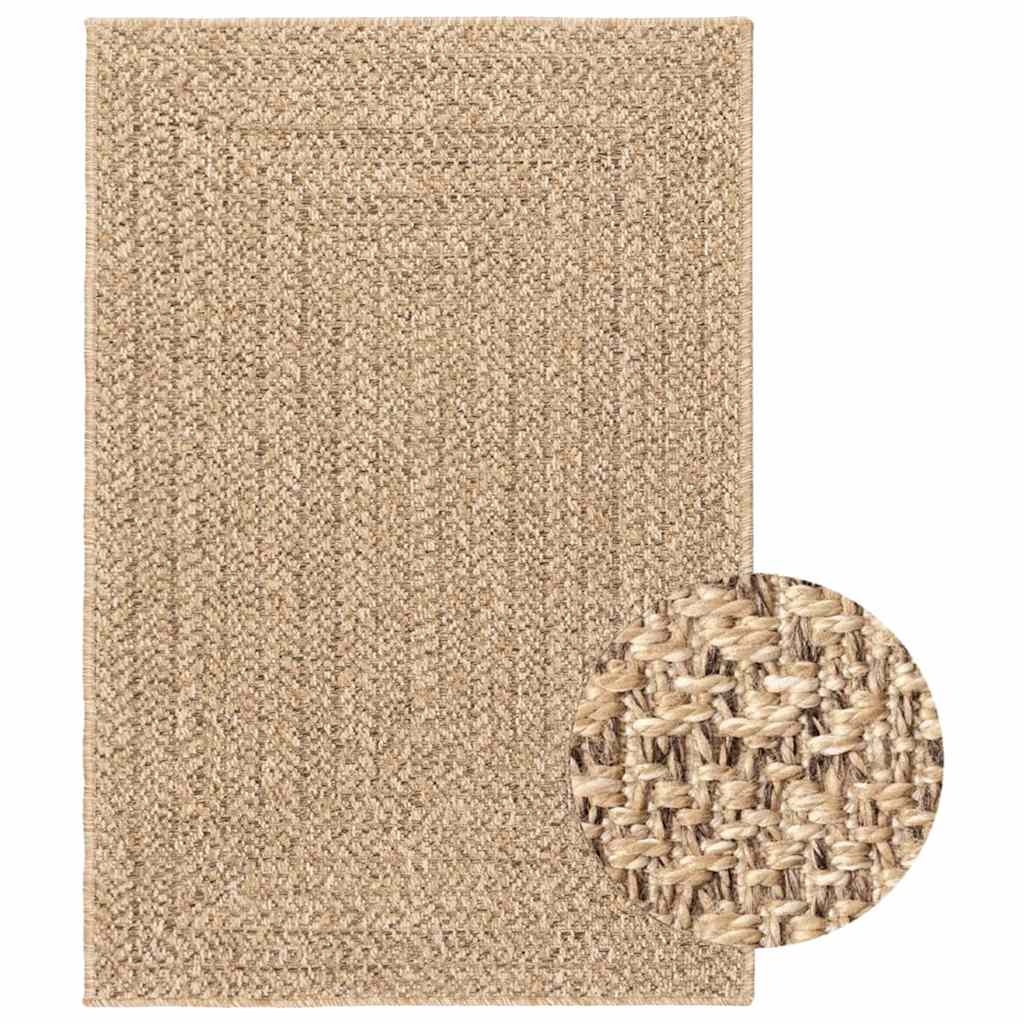 VidaXL tapis zizur intérieur et extérieur 120x170 cm aspect jute