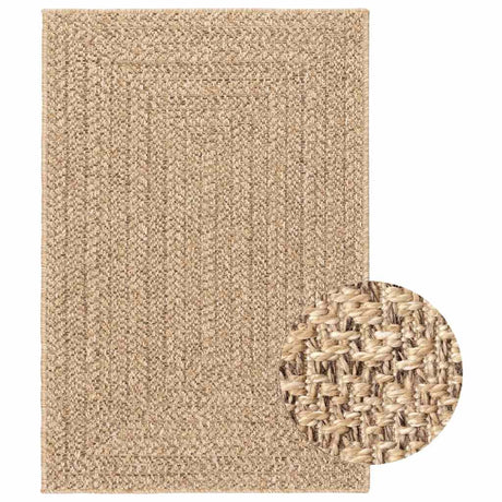 VidaXL tapis zizur intérieur et extérieur 120x170 cm aspect jute