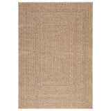 Vidaxl rug Zizur inside and outside 140x200 cm jute look