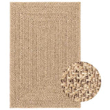 VidaXL tapis zizur intérieur et extérieur 200x290 cm aspect jute