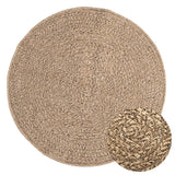 VidaXL tapis zizur intérieur et extérieur 90 cm aspect jute