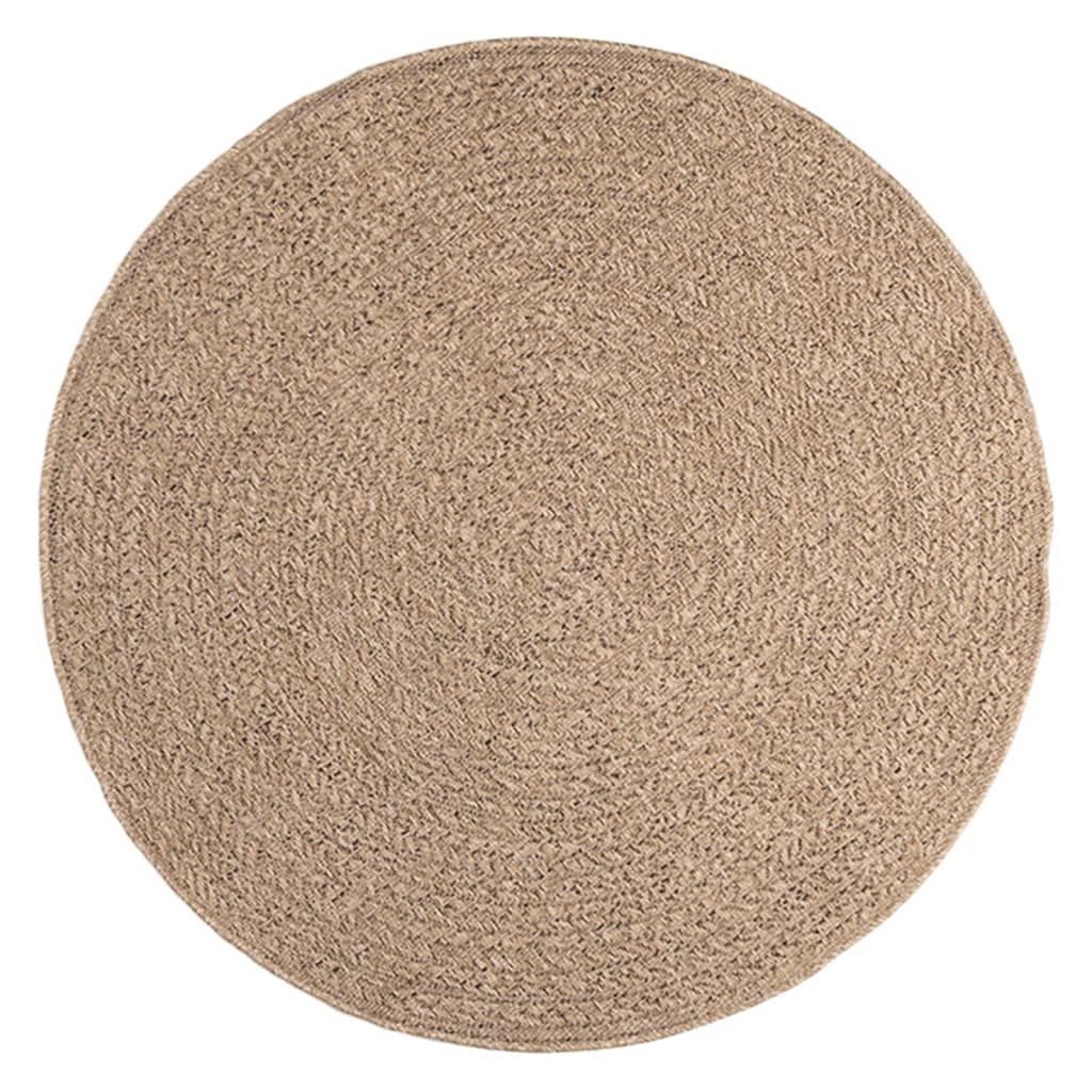 Vidaxl vloerkleed zizur binnen en buiten 120 cm aspect jute