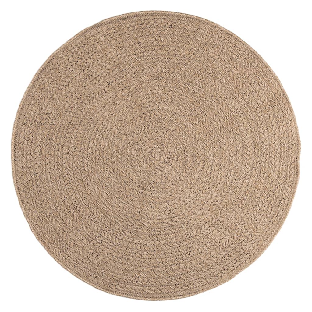 Vidaxl rug Zizur inside and outside 120 cm jute look