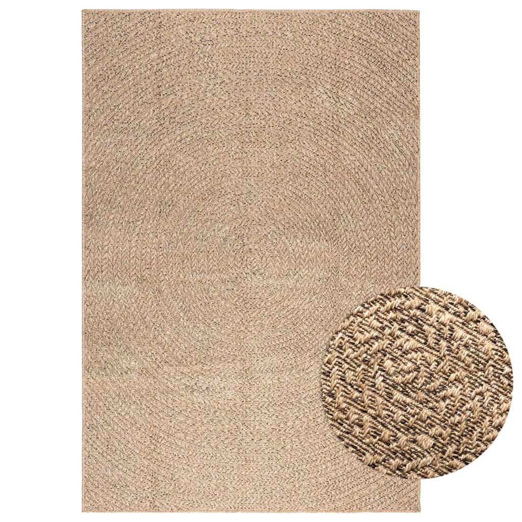VidaXL tapis zizur intérieur et extérieur 140x200 cm aspect jute