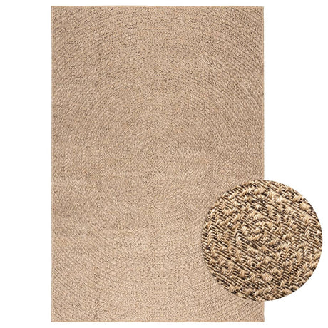 VidaXL tapis zizur intérieur et extérieur 140x200 cm aspect jute
