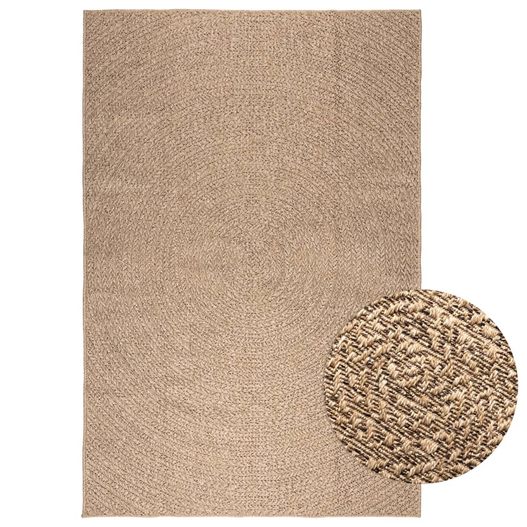 Vidaxl rug Zizur inside and outside 160x230 cm jute look