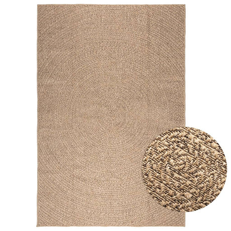 VidaXL tapis zizur intérieur et extérieur 200x290 cm aspect jute