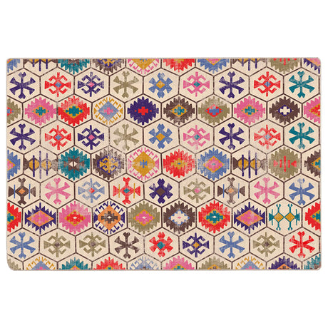 Vidaxx tapis lavable antidérapant 190x300 cm multicolore