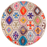 Vidaxx tapis lavable antidérapant ø 120 cm multicolore