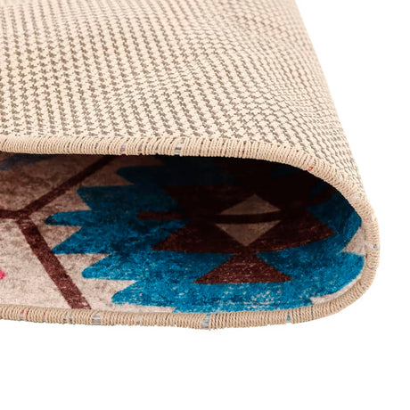 Vidaxx tapis lavable antidérapant ø 120 cm multicolore