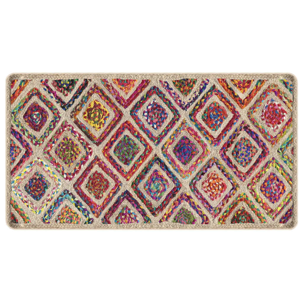 Vidaxx tapis lavable antidérapant 80x150 cm multicolore