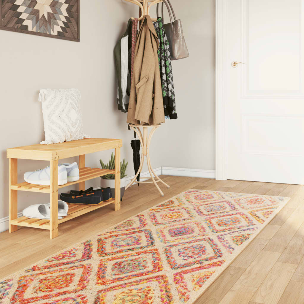 Vidaxx tapis lavable antidérapant 80x300 cm multicolore