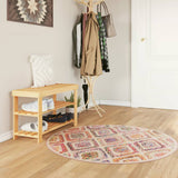 Vidaxx tapis lavable antidérapant ø 120 cm multicolore