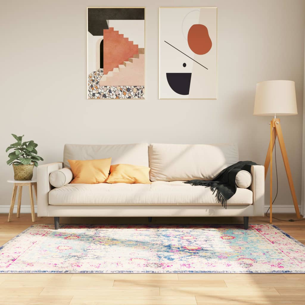 Vidaxx tapis lavable antidérapant 120x180 cm multicolore