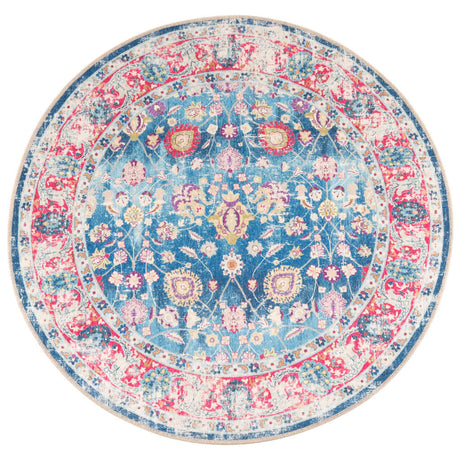 Vidaxx tapis lavable antidérapant ø 120 cm multicolore