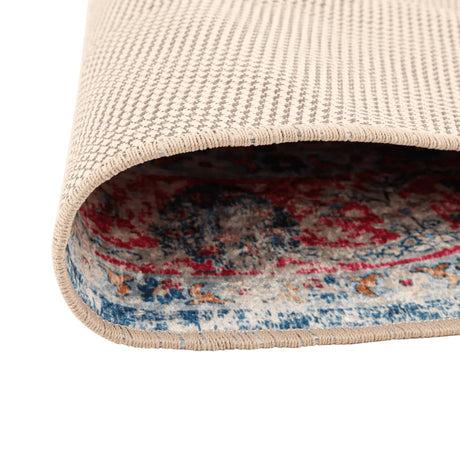 Vidaxx tapis lavable antidérapant ø 120 cm multicolore