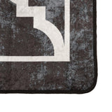Vidaxx rug washable anti-slip 190x300 cm black and white