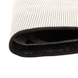 Vidaxx tapis lavable antidérapant ø 120 cm noir et blanc