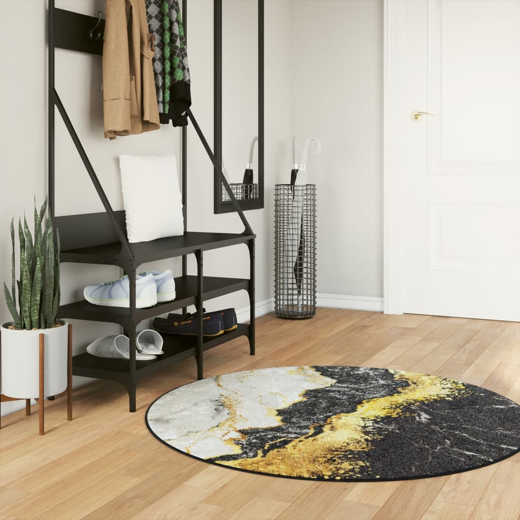 Vidaxx tapis lavable antidérapant ø 120 cm multicolore