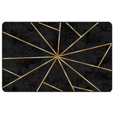 Vidaxx tapis lavable antidérapant 190x300 cm noir et or