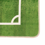 VidaXL Tapis pour enfants terrain de football lavable antidérapant 160x230 cm vert
