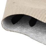 Vidaxx tapis motif zèbre lavable antidérapant 120x170 cm noir et blanc