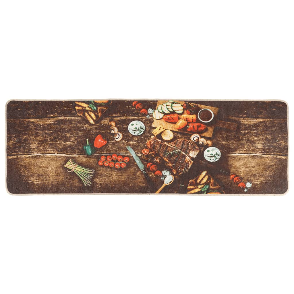Vidaxx tapis de cuisine lavable antidérapant 60x180 cm multicolore