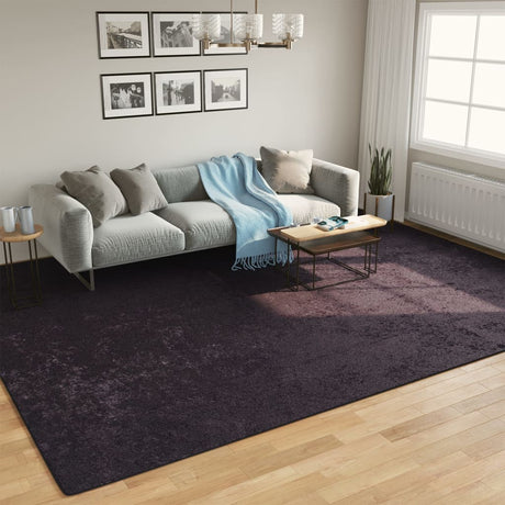 Vidaxx tapis lavable antidérapant 400x300 cm anthracite