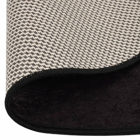 Vidaxl tapis antidérapant lavable ø 200 cm anthracite