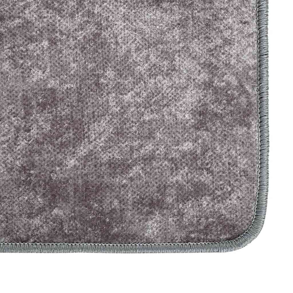 Vidaxx tapis lavable antidérapant 400x300 cm gris
