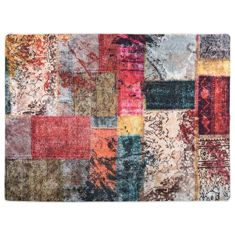 Vidaxx tapis lavable antidérapant 400x300 cm multicolore