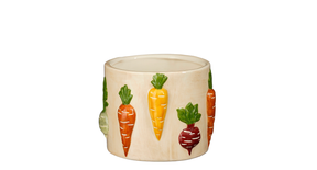 Pot wortel wit - h11xd14cm