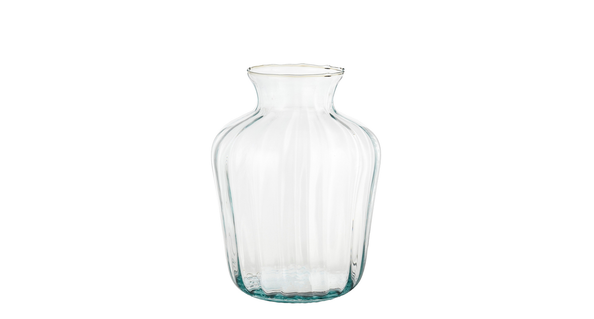 Minou vaas glas - h31xd25cm
