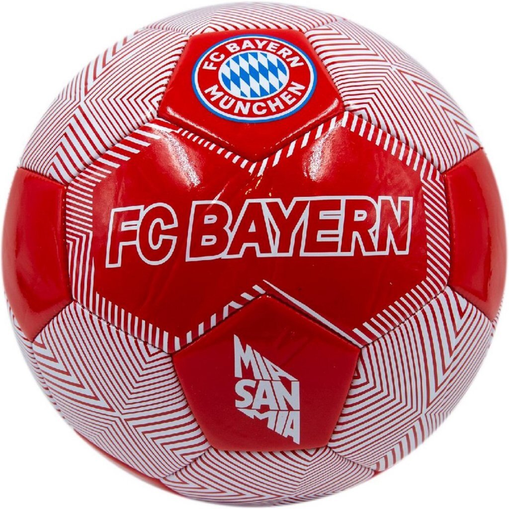 Ballon de football Bayern Munich taille 5 rouge blanc